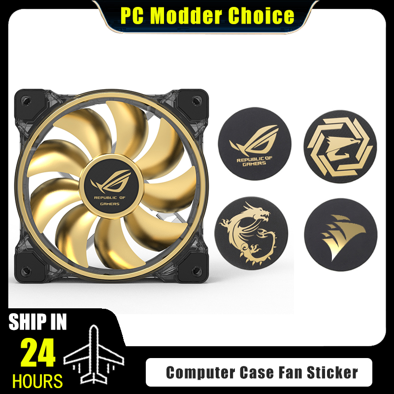 Pc Gaming Upgrades - Computerkast Fan Logo Sticker, ROG MSI