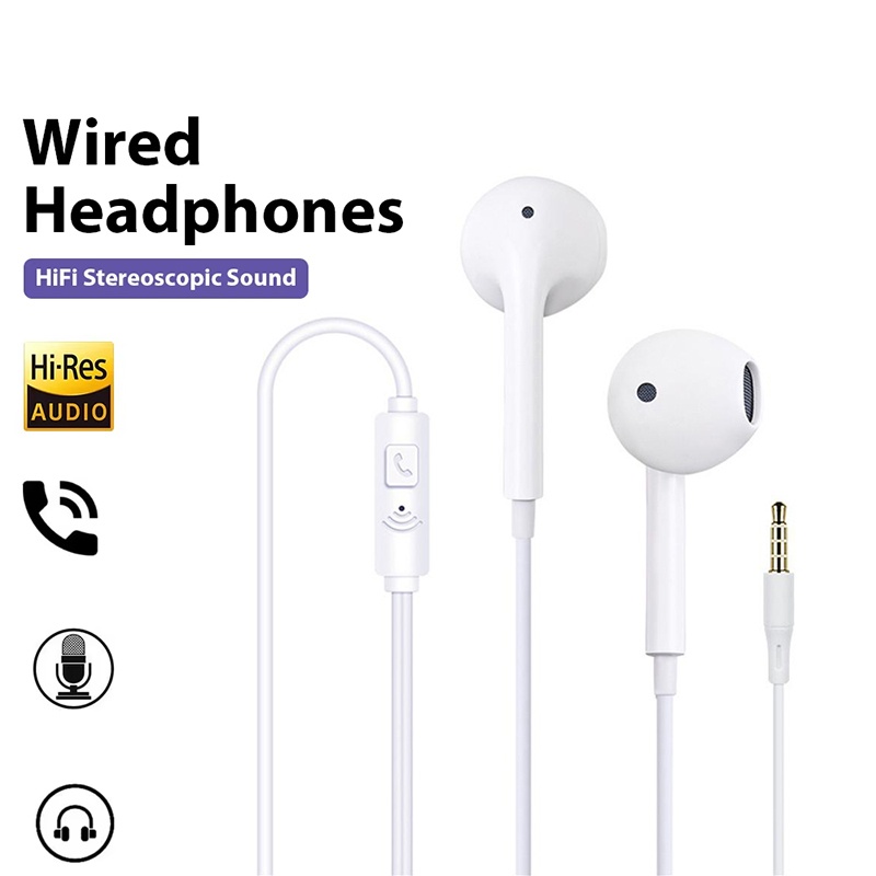 Pc Gaming Earphones - 3,5 mm bedrade oortelefoon in-ear headset