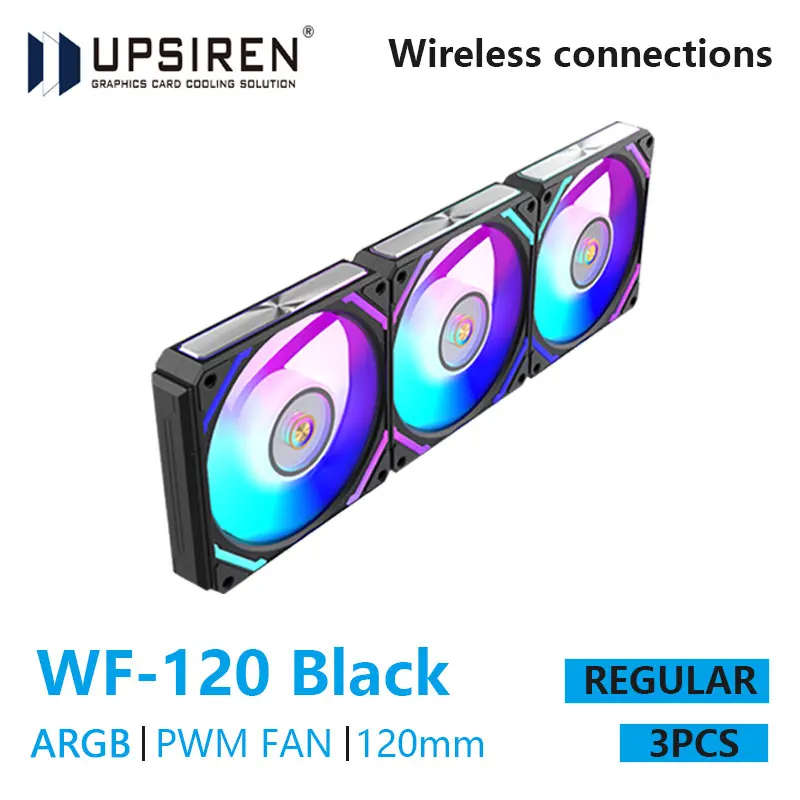 Pc Case Fan - Upsirene WF-120 Argb Pwm 3Pcs Chassis