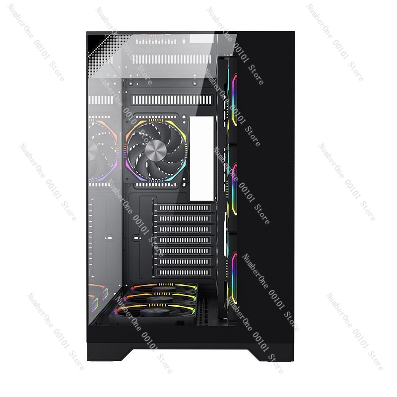 ATX Gaming PC-kast Panoramisch - Pc Case Fan recensie en prijs