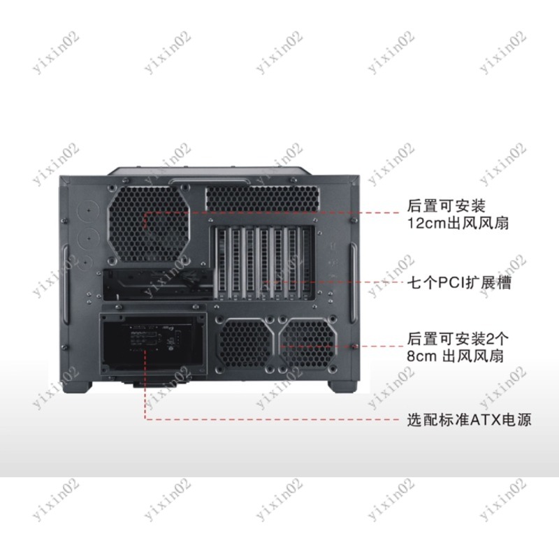 ATX moederbordcomputerbehuizin - Pc Case Fan recensie en prijs