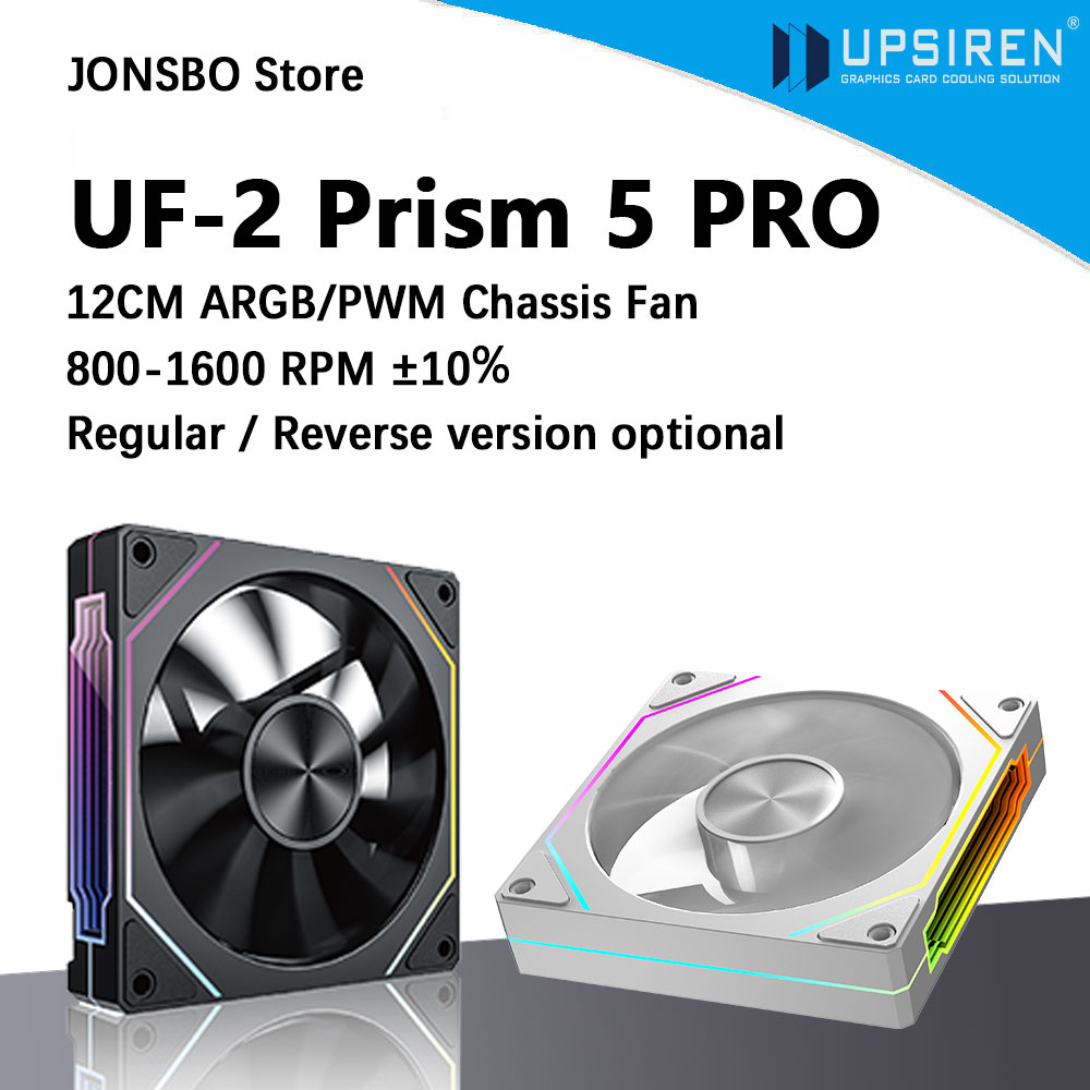 UPSIREN UF-2 PRISM 5 PRO 12 CM - Pc Case Fan recensie en prijs