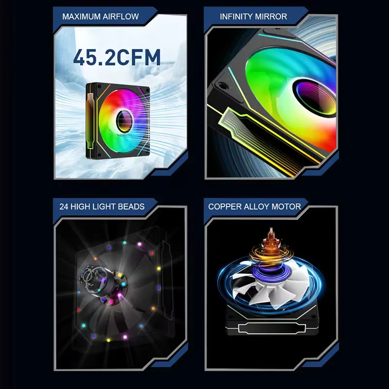 PRISM 4 PRO 120mm PWM ARGB Cas - Pc Case Fan recensie en prijs
