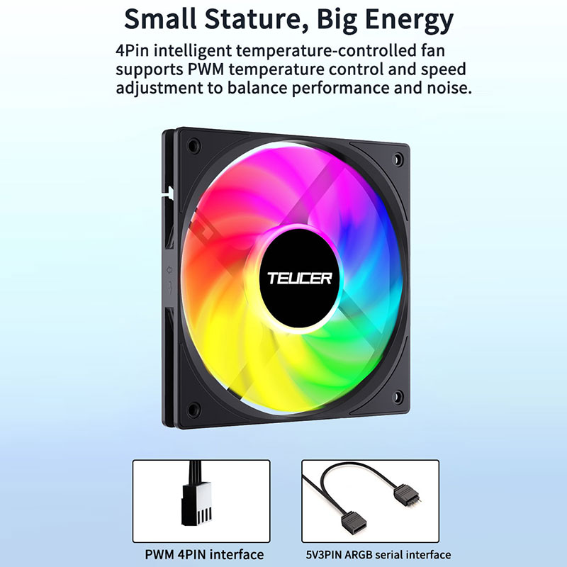 Teucer 120 mm PC-behuizingsven - Pc Case Fan recensie en prijs