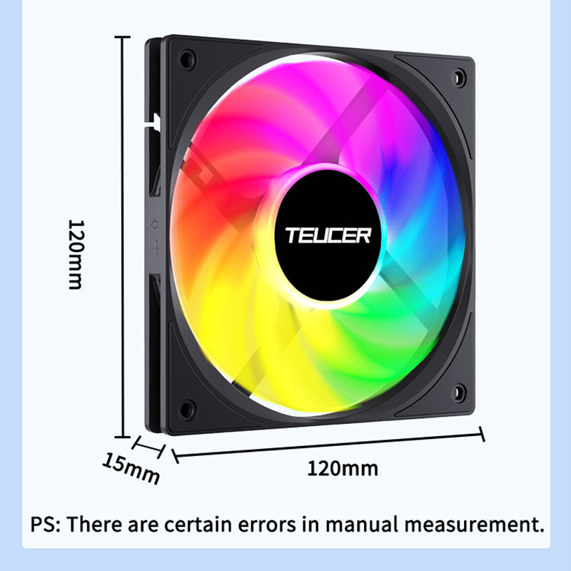 Teucer 120 mm PC-behuizingsven - Pc Case Fan recensie en prijs