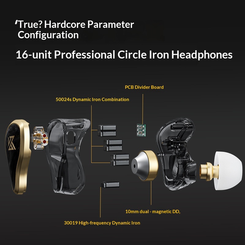 KZ ZAS Metalen bedrade oortele - Pc Gaming Earphones recensie en prijs