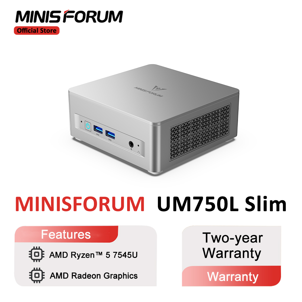 MINISFORUM Mini PC UM750L Slan - Pc Gaming Ryzen recensie en prijs