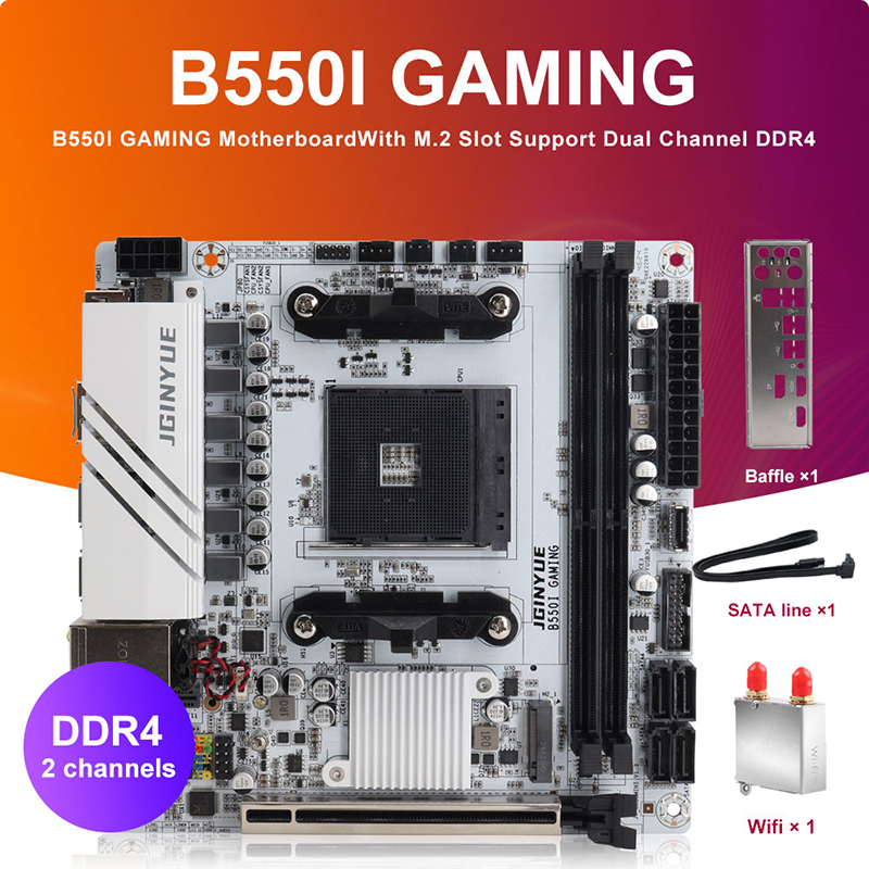 JINGYUE B550I GAMING Moederbor - Pc Gaming Ryzen recensie en prijs