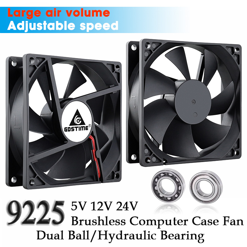 Gdstime Dc 5V 12V 24V 48V 90Mm - Pc Case Fan recensie en prijs