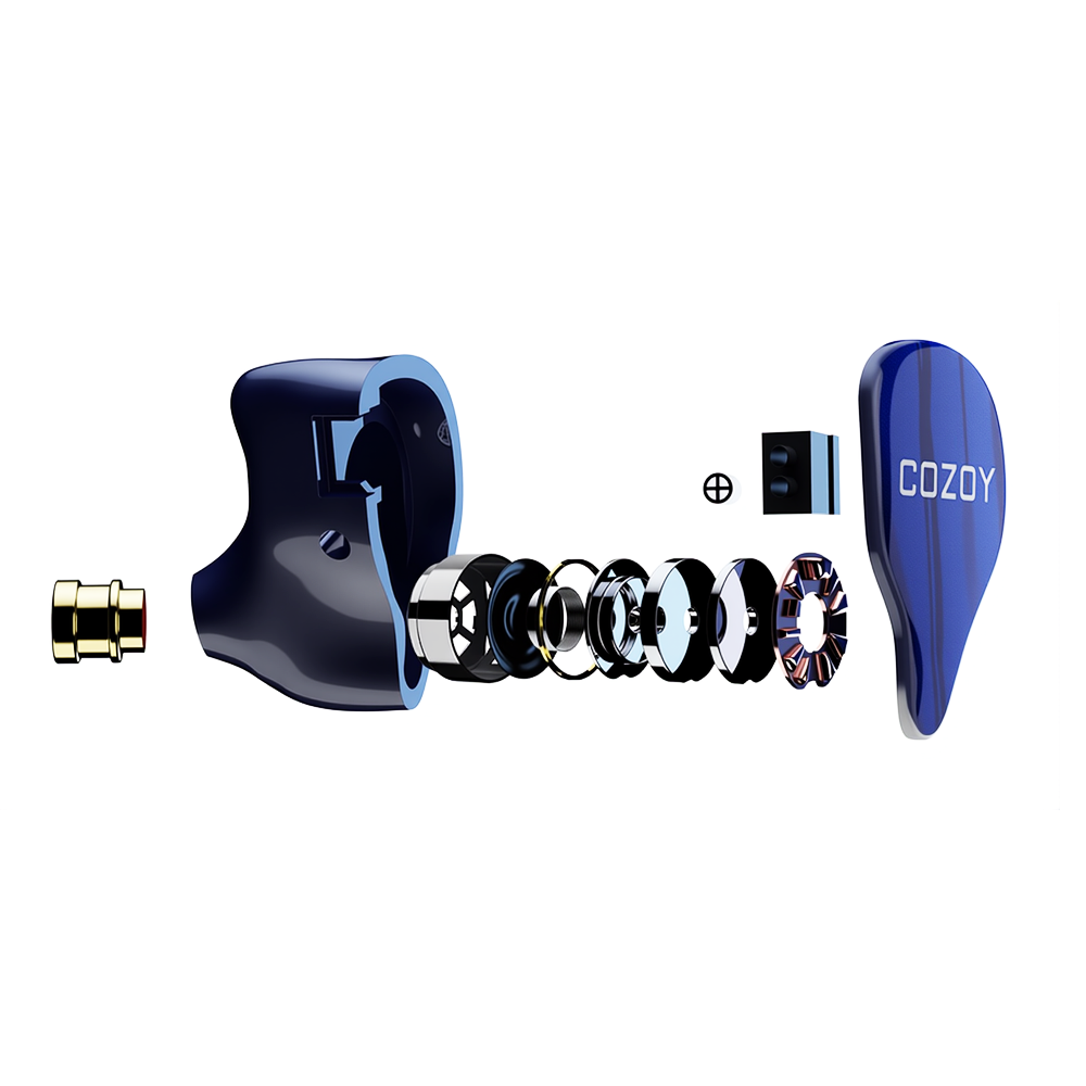 COZOY D1 IEM HIFI 10mm Grafeen - Pc Gaming Earphones recensie en prijs